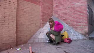 نينا يحصل مدريد الساخنة مع هاتفها bustings!